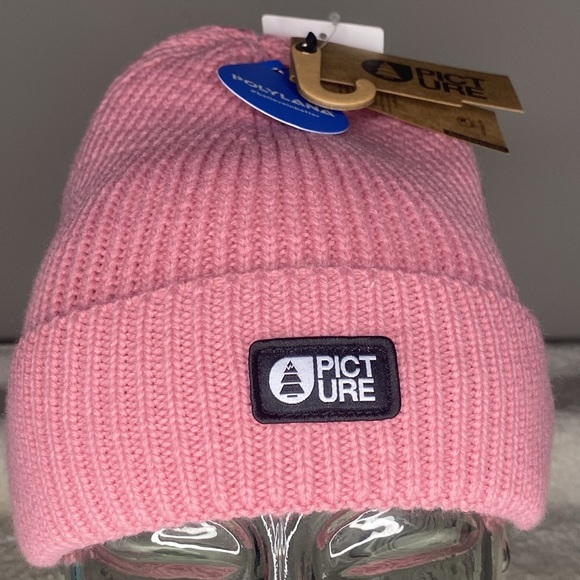 NWT Picture Organic Clothing Colino Rib Cuff Beanie in Cashmere Rose (One Size) - Picture 2 of 7